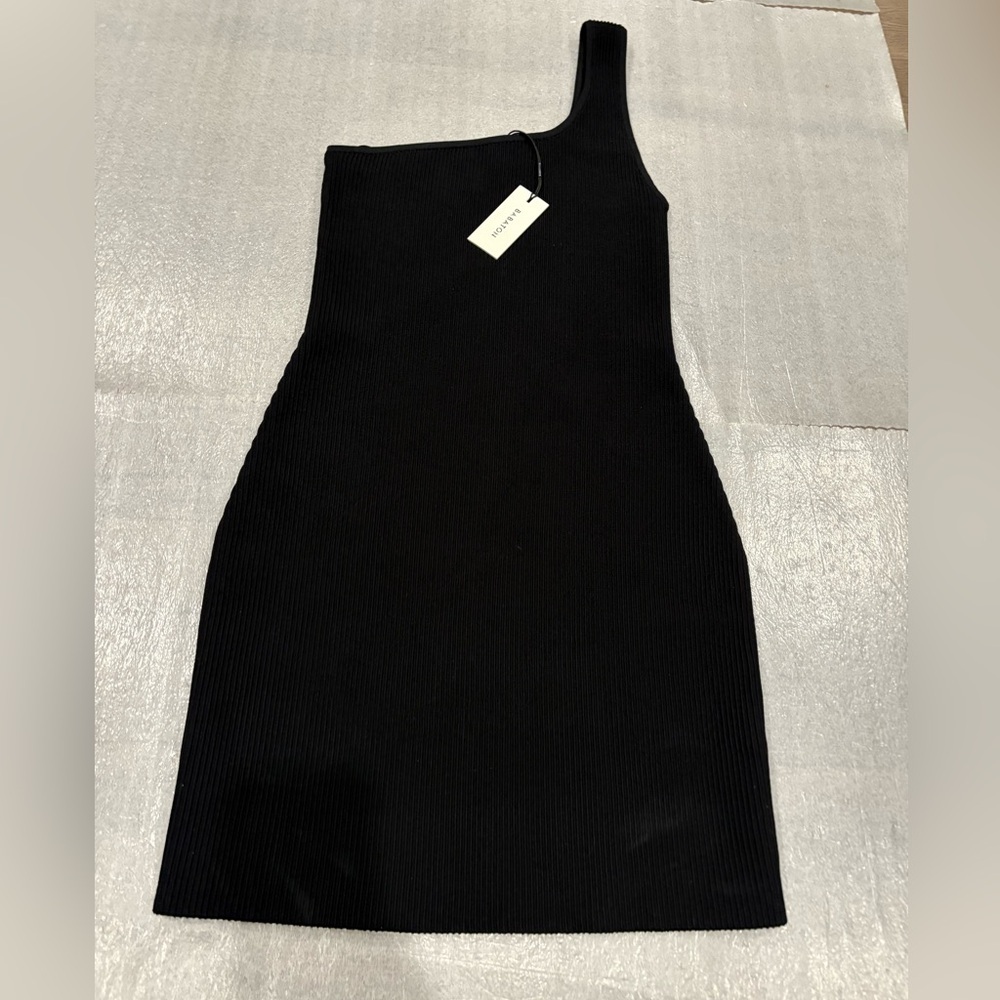 [S]Babaton Sculpt Knit One-shoulder Dress - Picture 3 of 10